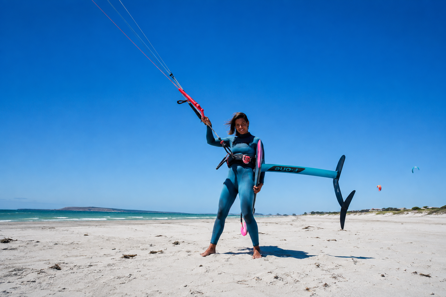 Hydrofoil kitesurfing lesson with C-Kite in Langebaan