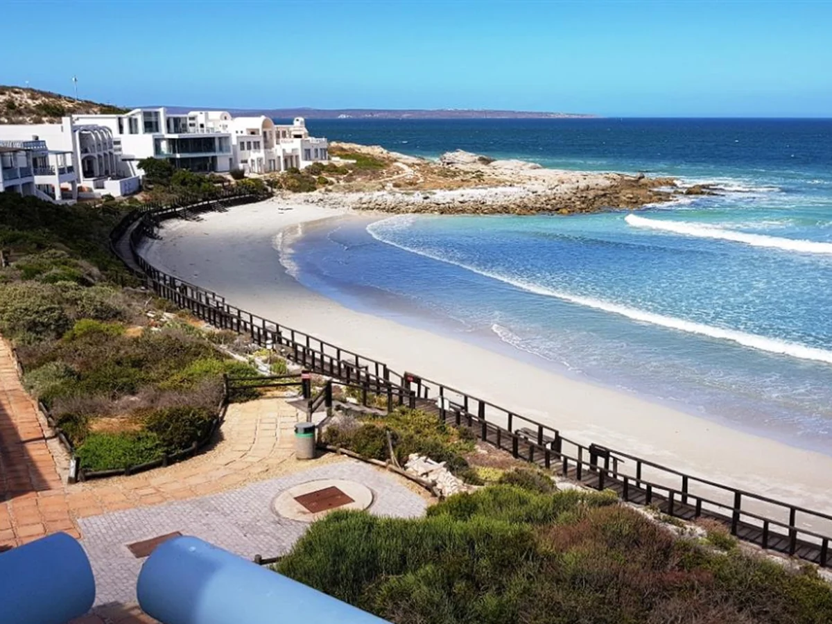 Coastal accommodation overlooking the beach and ocean near Langebaan